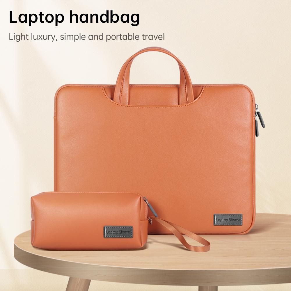 15 Inch Waterproof Laptop Bag | With Power Pack & Inner Pouch | Rose Gold