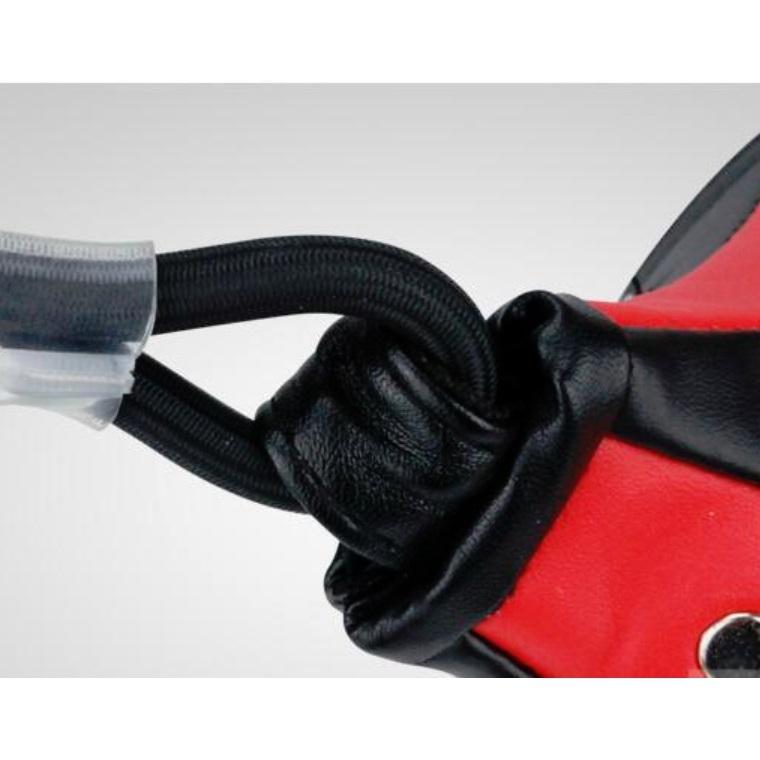 Adult Hanging Speed Ball for Boxing Fitness | Free Punching Bag | Pear Shape Black & White