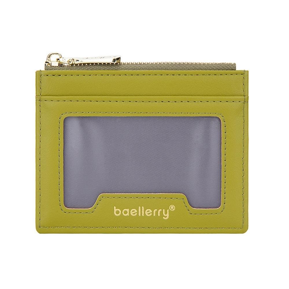 Light & Thin Card Bag | Multifunctional Coin Purse | Yellow Green
