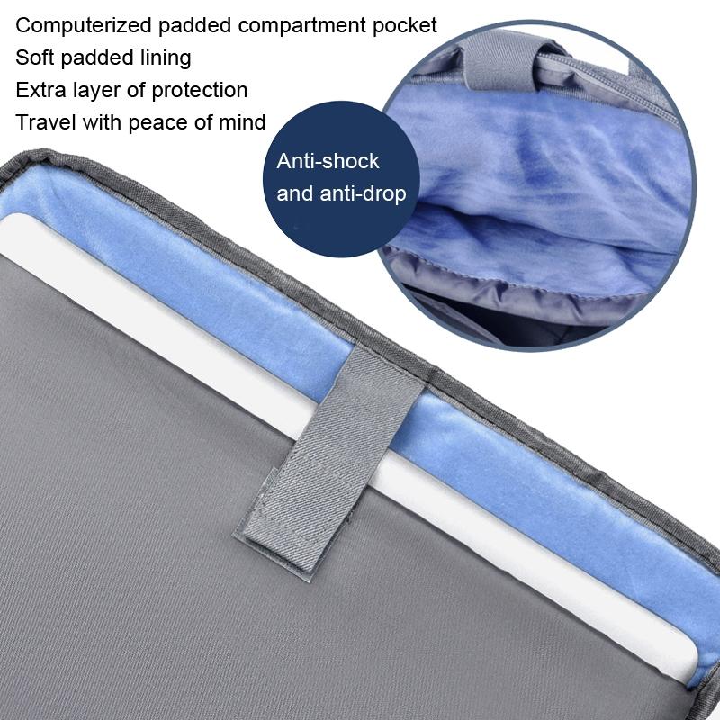 13" Oxford Cloth Laptop Backpack | For Event | Black & Dark Gray