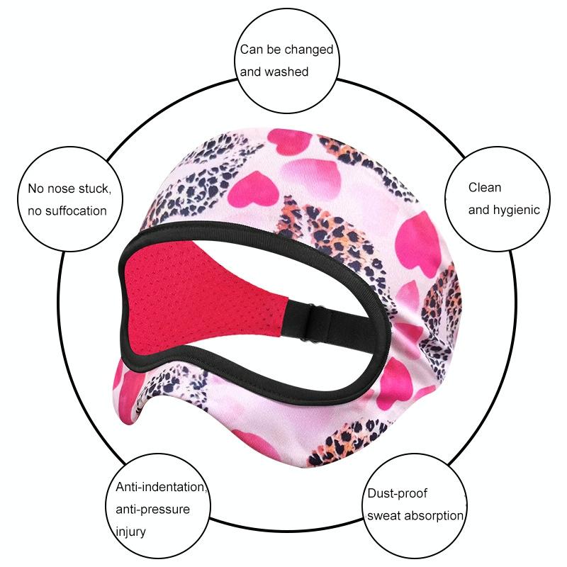 Breathable VR Eye Mask | Sweatproof | Black White Flower