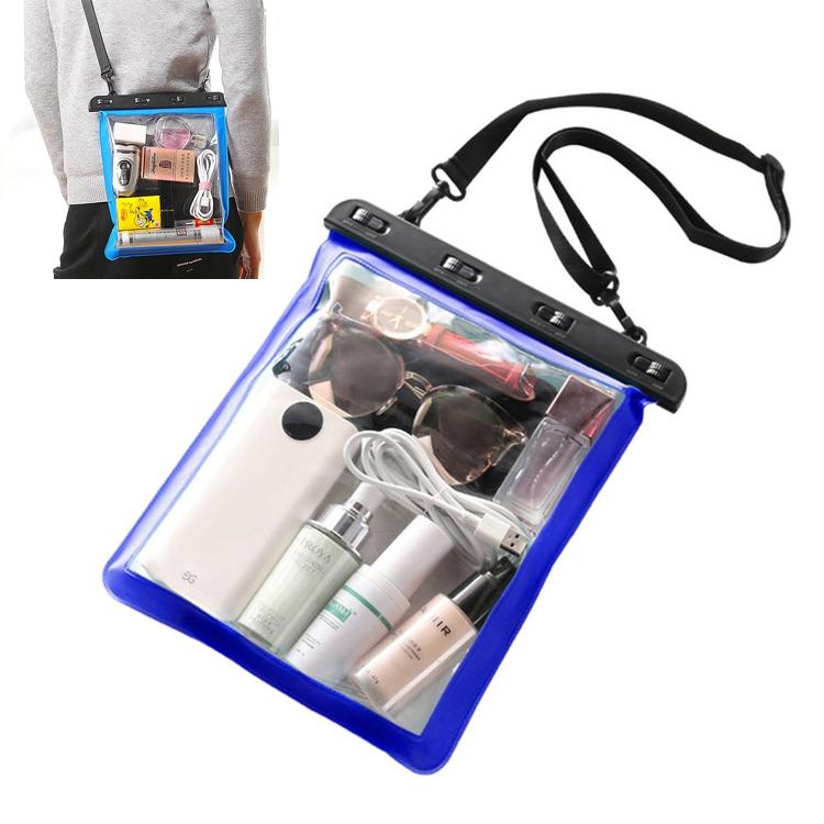 Waterproof Single Shoulder Bag | For Mobile Phone & Small Objects | Multipurpose Design | Blue