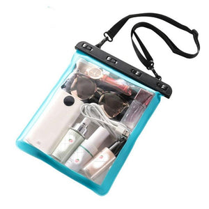 Waterproof Single Shoulder Bag | For Mobile Phone & Small Objects | Multipurpose Design | Blue