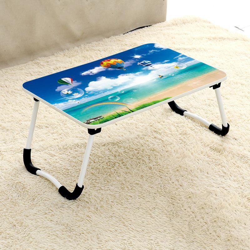 Adjustable Folding Laptop Desk | Non-Slip W-Shaped Legs | Square Pattern | Portable | Cloud Design | HCB5115E
