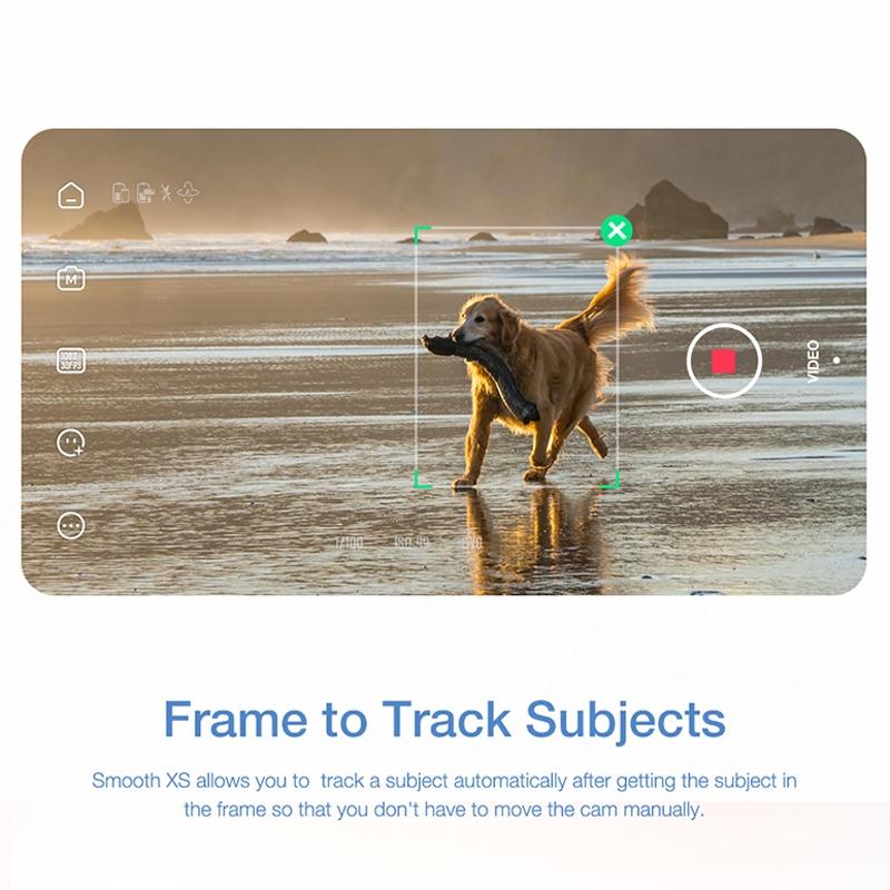 Smooth-XS Gimbal Stabilizer | Handheld Selfie Stick | Pink | Lightweight 200g