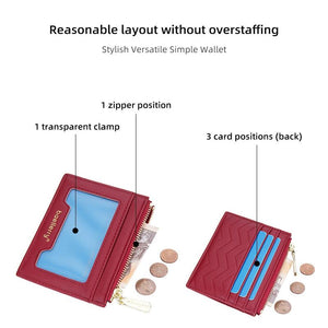 Light & Thin Card Bag Multifunctional Coin Purse | Pink