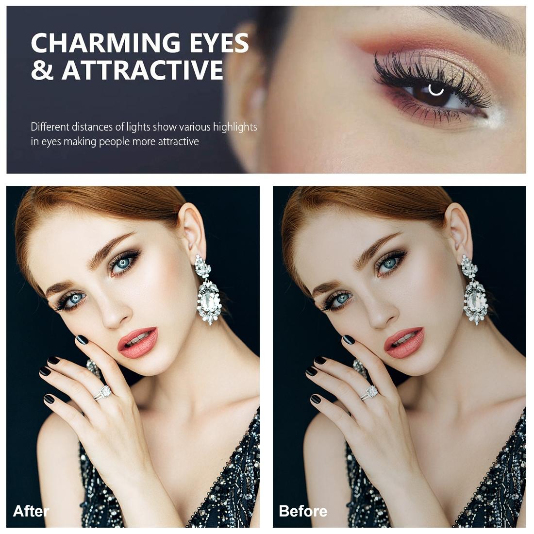 USB LED Ring Light | For Vlogging & Photography | 4.7 Inch | White Light | Pink