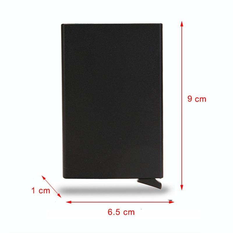 Metal RFID Card Holder Wallet | Compact Design | Rose Gold