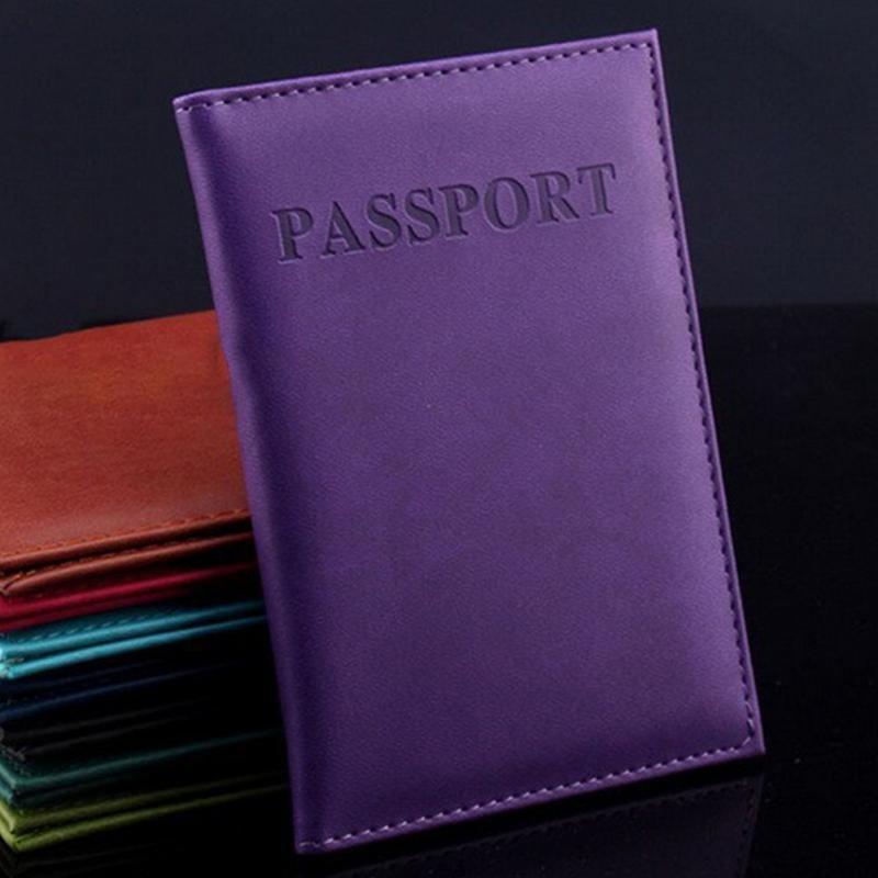 Travel Passport Cover Faux Leather Holder | Light Green