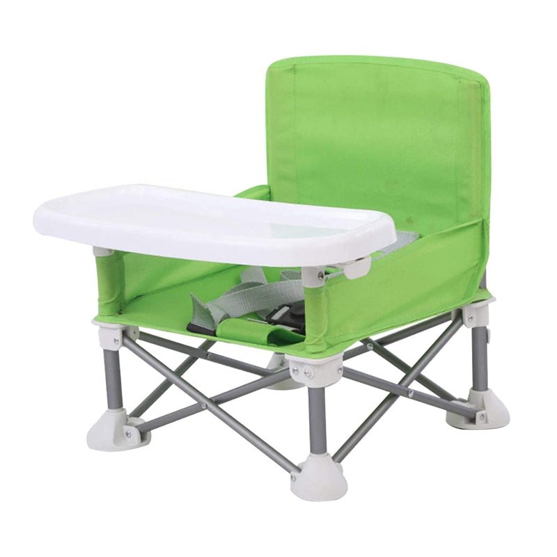 Vibe Geeks Foldable Camping & Dining Chair Outdoor Booster Seat for Toddlers | Green