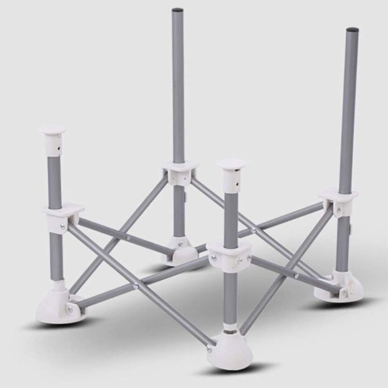 Vibe Geeks Foldable Camping & Dining Chair Outdoor Booster Seat for Toddlers | Grey