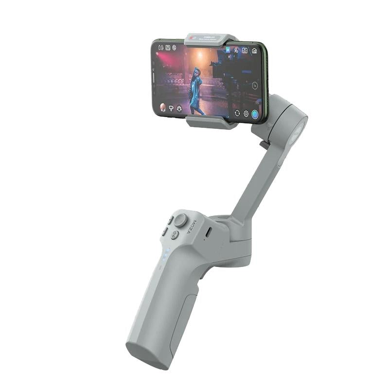 Foldable 3-Axis Gimbal | Action Camera & Smartphone Compatible | Grey | Stabilizer
