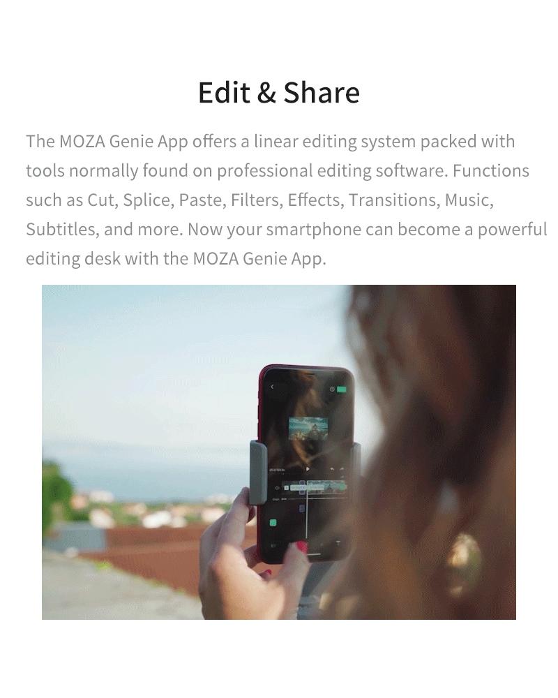 Foldable 3-Axis Gimbal | Action Camera & Smartphone Compatible | Grey | Stabilizer