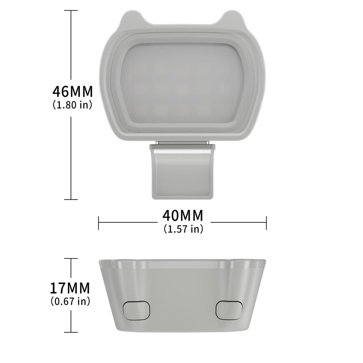 Universal Cat Ears Magnetic Fill Light for DJI OM Series | Multi - Functional Beauty Selfie Light