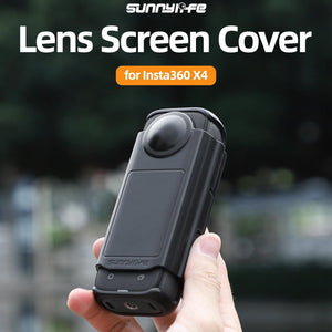 Transparent Black Sunnylife Lens Screen Protector | Insta360 X4