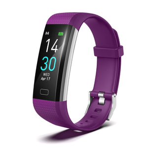 Waterproof Fitness Tracker Watch | Heart Rate Monitor | Purple