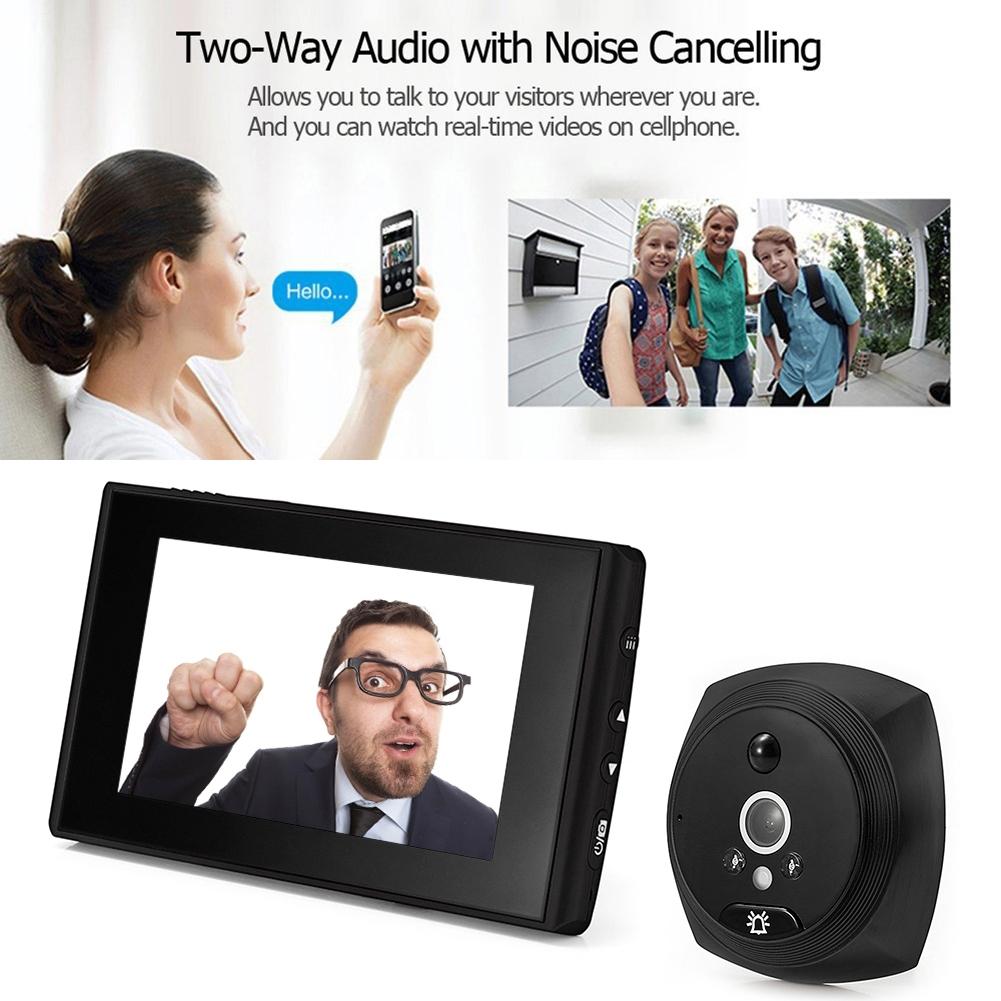4.3 Screen Video Doorbell with 2.0MP Resolution | Gold