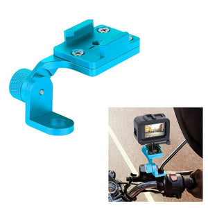 Universal Motorcycle Phone Bracket | For Action Cameras | Blue
