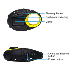 Mini Keychain Digital Camera for Kids | 5MP | 1.5" Screen | Gift | Blue