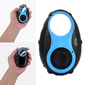 Mini Keychain Digital Camera for Kids | 5MP | 1.5" Screen | Gift | Blue
