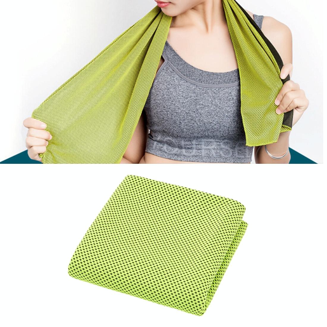 2-Pack Enduring Ice Towels | Microfiber Fabric 30x100CM | Ideal for Gym & Sports | Blue