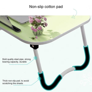 Portable Laptop Desk Stand | Foldable & Non-Slip | Sky Blue
