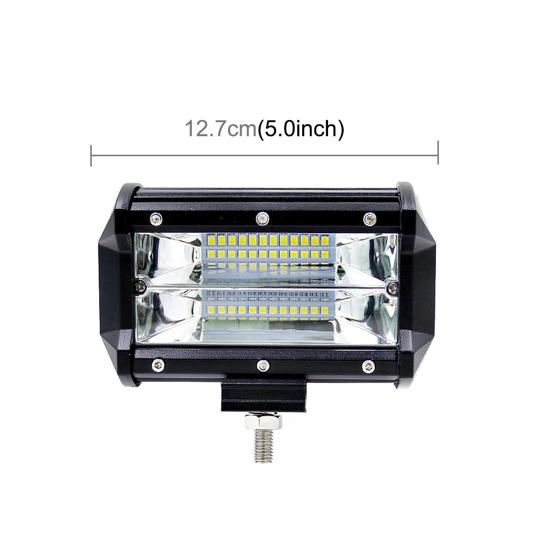 5 Inch 18W 24 LED Waterproof IP67 Two Bar Modified Off-Road Lights Spotlight Light Car Work Lights DC 9-48V | Yellow
