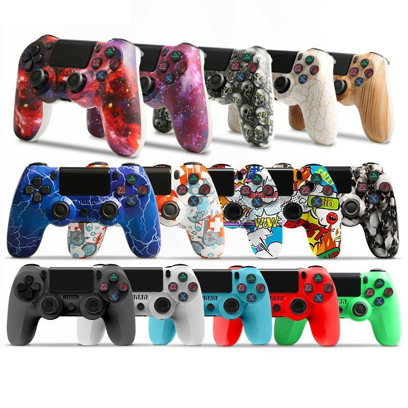 Wireless Bluetooth Game Controller | For PS4 | With Dual Vibration & Light Strip | Burst