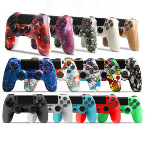 Wireless Bluetooth Game Controller | For PS4 | With Dual Vibration & Light Strip | Burst