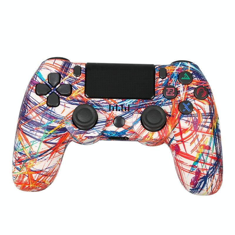Wireless Bluetooth Game Controller | For PS4 | With Dual Vibration & Light Strip | Burst