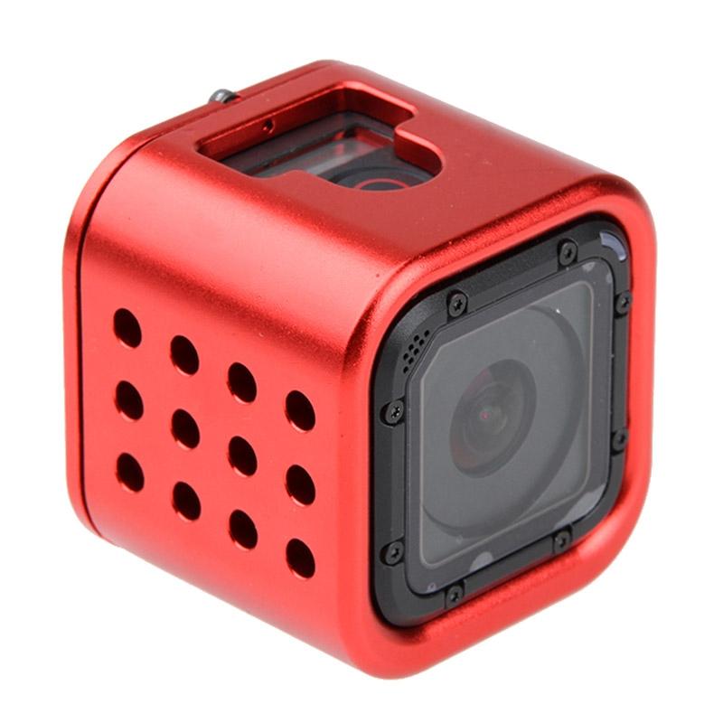 Aluminum Protective Cage | For GoPro Session Cameras | Red