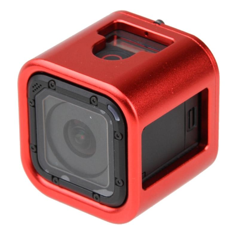 Aluminum Protective Cage | For GoPro Session Cameras | Red