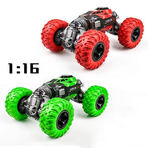 33cm Red 2.4GHz Double-Sided Twisted Off-Road RC Toy Car | For Kids
