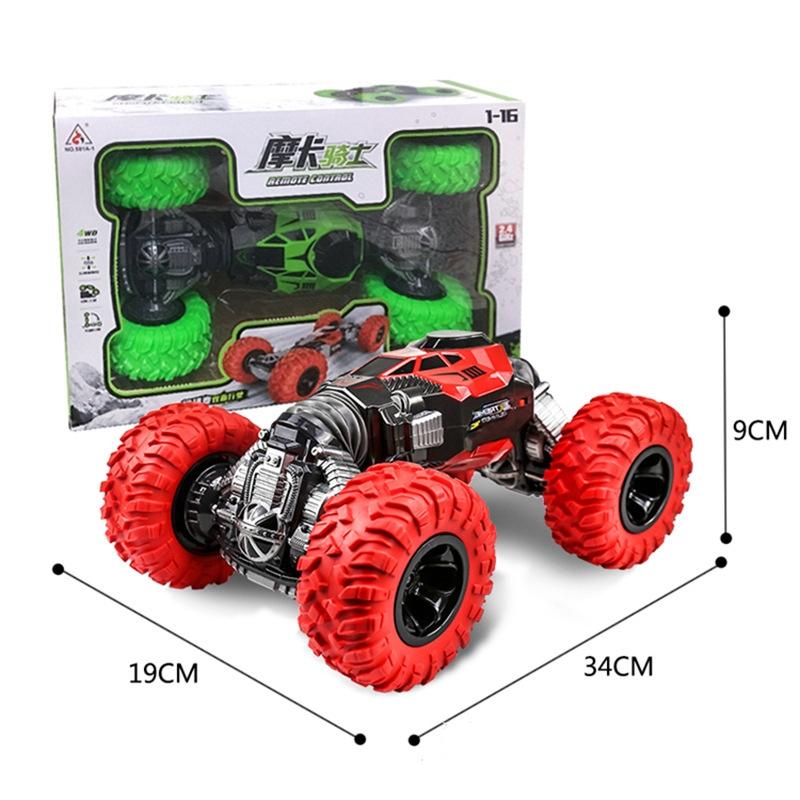 33cm Red 2.4GHz Double-Sided Twisted Off-Road RC Toy Car | For Kids