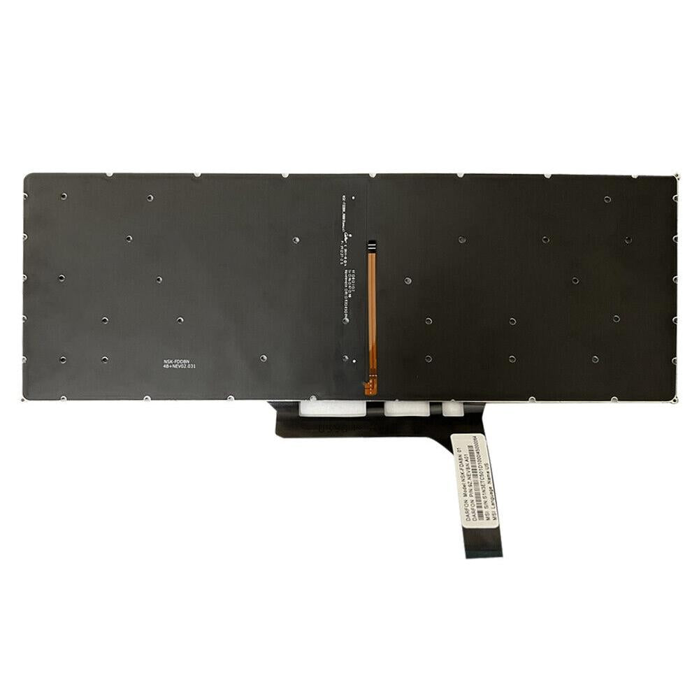 Backlit Laptop Keyboard for MSI GS65 Series | US Version | Silver