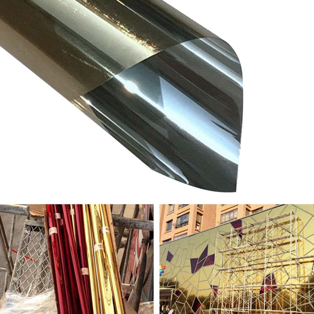 60cm x 1m Uv Reflective Privacy Window Film - one Way Decorative Sticker - Silver