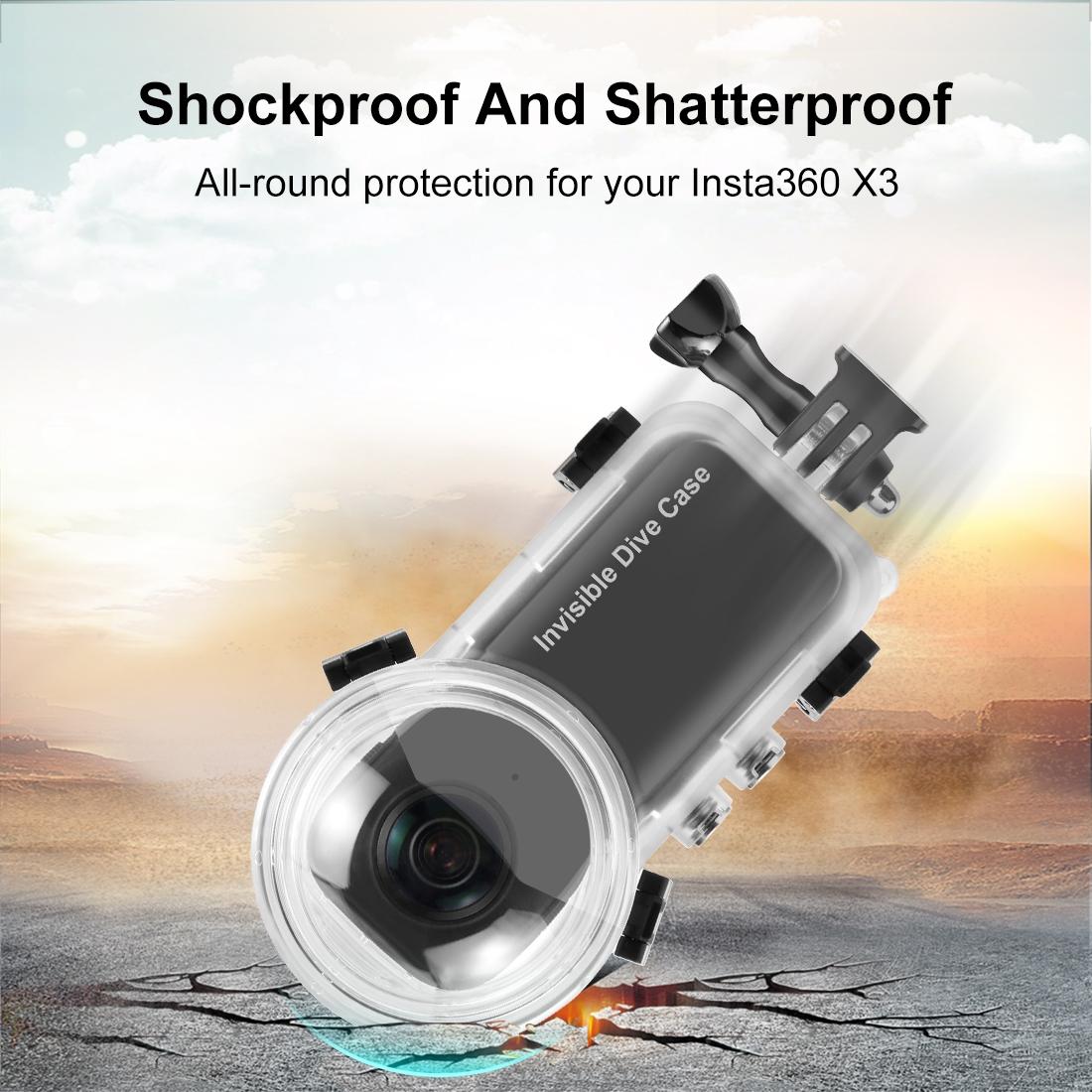 Waterproof Dive Case for Insta360 X3 | 50m Depth