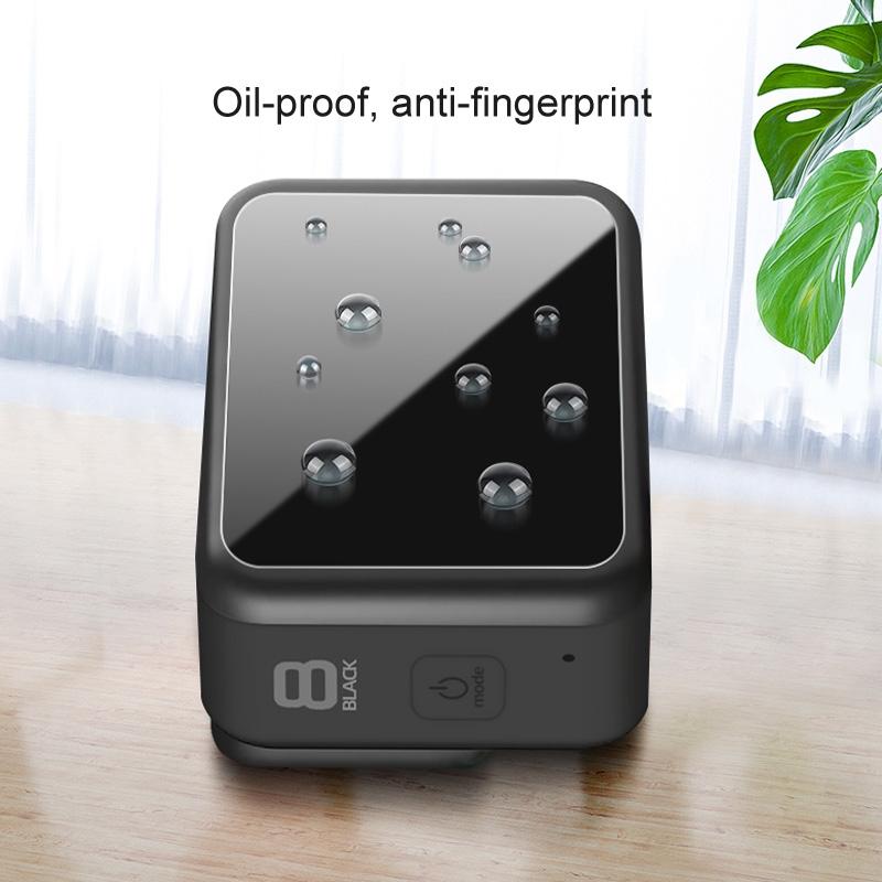 Tempered Glass Film | For GoPro Hero8 Lens & Display | Clear