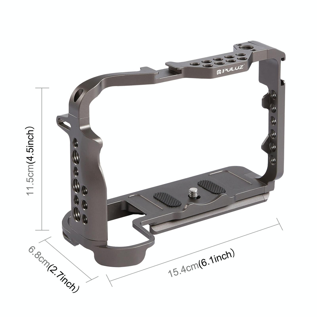 Canon EOS R5 / R6 Video Camera Cage Stabilizer | Handleless | Bronze