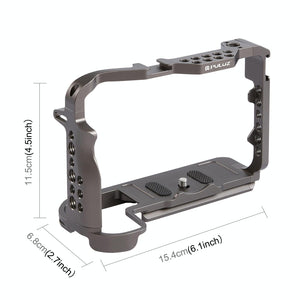 Canon EOS R5 / R6 Video Camera Cage Stabilizer | Handleless | Bronze