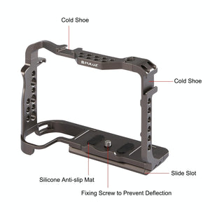 Canon EOS R5 / R6 Video Camera Cage Stabilizer | Handleless | Bronze