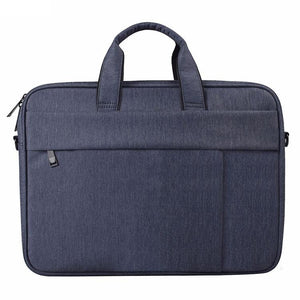 13.3 Inch Waterproof Anti-theft One-shoulder Handbag with Suitcase Belt | Navy Blue