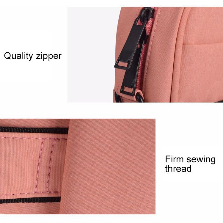 13.3 Inch Waterproof Anti-theft One-shoulder Handbag with Suitcase Belt | Navy Blue