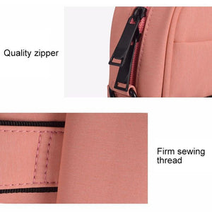 13.3 Inch Waterproof Anti-theft One-shoulder Handbag with Suitcase Belt | Navy Blue