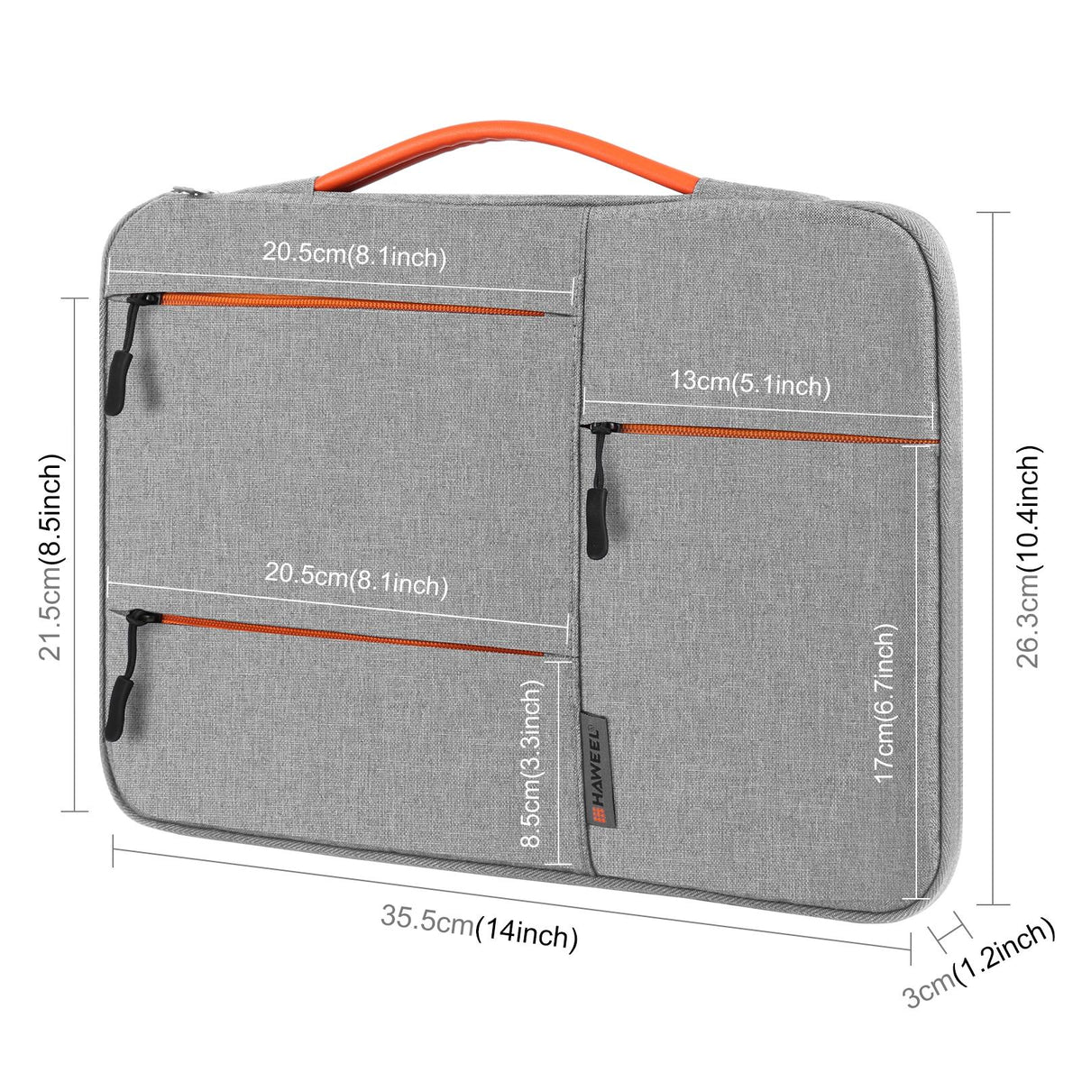 14-15 Inch Laptop Sleeve Briefcase | For MacBook | Samsung | ThinkPad | Sony | Dell | Alienware | Chuwi | Asus | HP | Navy Blue