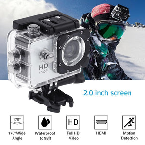 Waterproof Full HD 1080P Sports Camcorder | With LCD & Case | SJ4000
