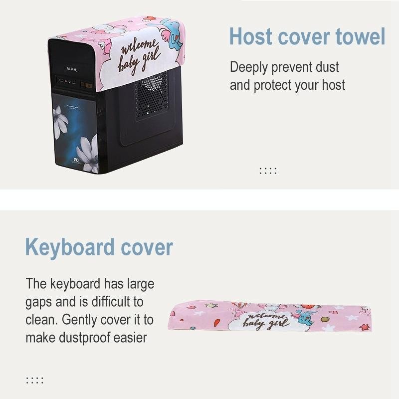 22” Desktop Computer LCD Monitor Dust - Proof Cover | Cloth Material | Good Night