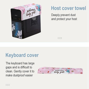 22” Desktop Computer LCD Monitor Dust - Proof Cover | Cloth Material | Good Night