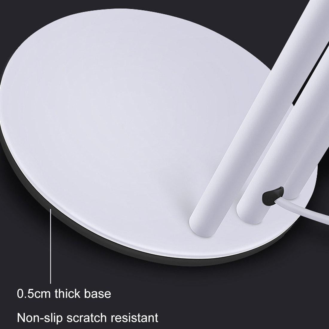 Universal Cell Phone Holder with Selfie Ring Light, Microphone Clip & 3-Colour Light Adjustment for Studio Recording & Live Broadcast | White