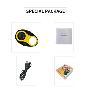 Mini Keychain Digital Camera for Kids | 5MP | 1.5" Screen | Gift | Yellow